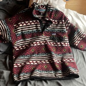 Patagonia Multicolor Patterned Fleece Pullover
